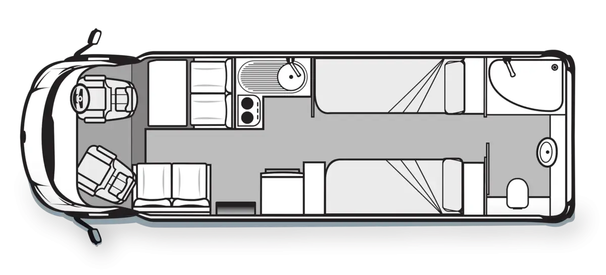 Ovation M9 B Class floorplan