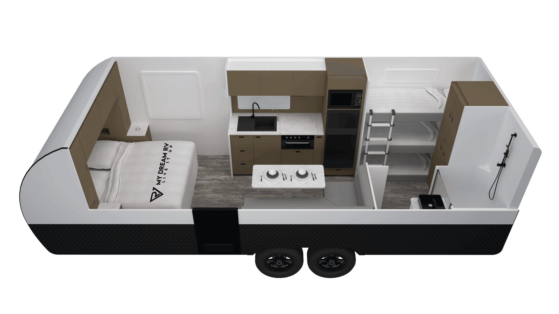 21ft Bunk Dream Catcher floorplan