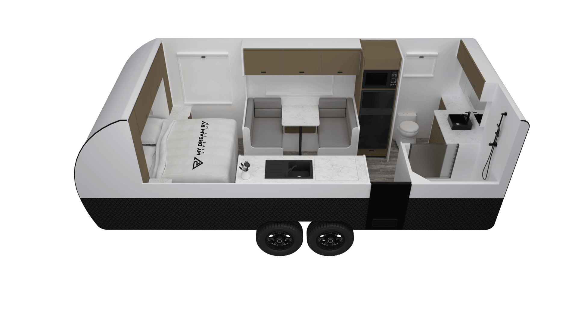 18ft Dream Delight floorplan