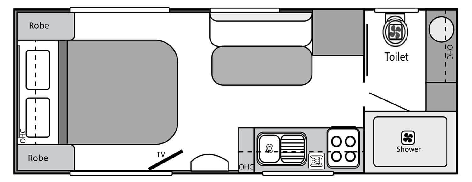18’6 Doorside Kitchen Full Ensuite floorplan