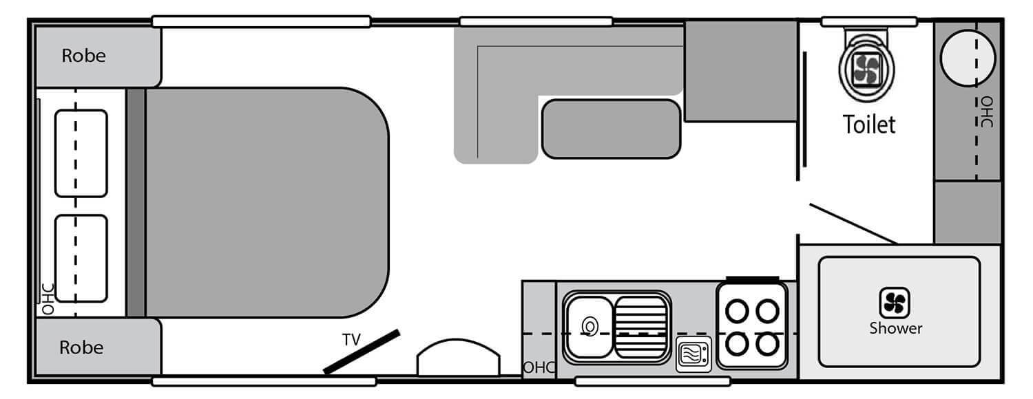 18’6 Doorside Kitchen Full Ensuite L Shaped Lounge floorplan