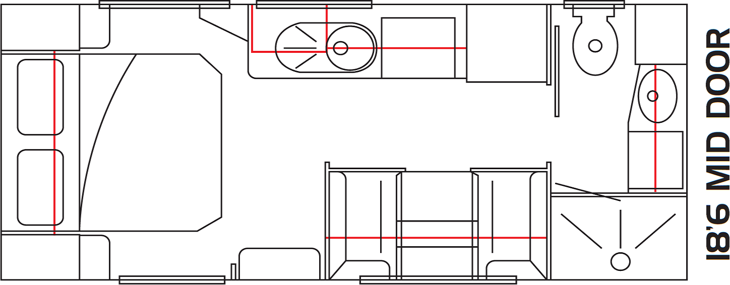 18’6 Mid Door floorplan